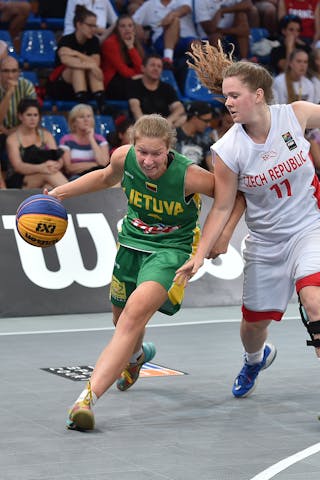 8 Lina Kavaliauskaitė (LTU) - Czech Republic v Lithuania, 2016 FIBA 3x3 U18 European Championships - Women, Pool, 10 September 2016