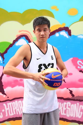 #6 Lei Pengfei, Team Xi'an, FIBA 3x3 World Tour Beijing 2014, 2-3 August.