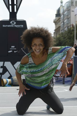 Street dancers 2013 FIBA 3x3 World Tour Masters in Prague
