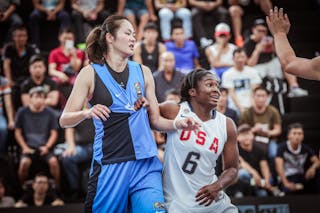 6 Linnae Harper (USA) - USA v Chinese Taipei, 2016 FIBA 3x3 World Championships - Women, Pool, 13 October 2016