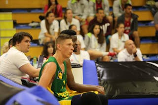 7 Dovydas Daubaris (LTU) - Lithuania v Belgium, 2016 FIBA 3x3 U18 European Championships Qualifiers Hungary - Men, Pool, 16 July 2016