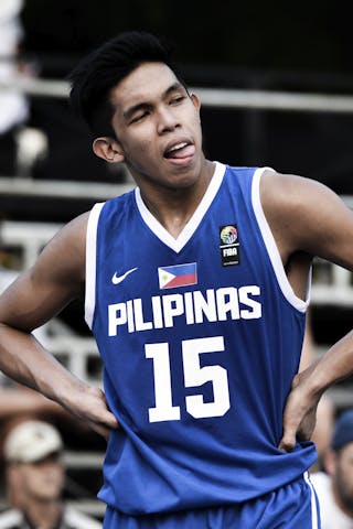 #15 Ferdinand III Ravena. Team Philippines. 2013 FIBA 3x3 U18 World Championships.