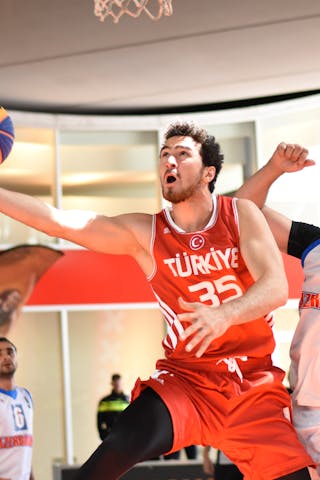 35 Mert BaşDan (TUR) - Turkey v Azerbaijan, 2016 FIBA 3x3 European Championships Qualifier Netherlands - Men, Pool, 2 July 2016