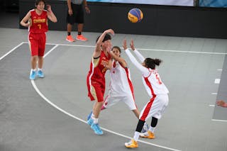 UAE v China, 2016 FIBA 3x3 U18 World Championships - Women, Pool, 2 June 2016