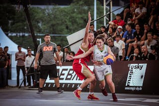 7 Adoniah Lewis (COK) - Cook Islands v China, 2016 FIBA 3x3 World Championships - Women, Pool, 12 October 2016