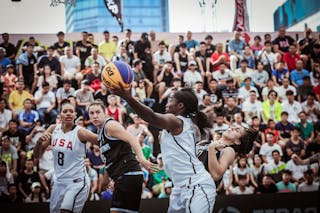 USA v Argentina, 2016 FIBA 3x3 World Championships - Women, Last 8, 15 October 2016