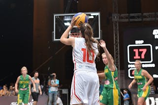 10 Paula Ginzo (ESP) - Spain v Lithuania, 2016 FIBA 3x3 U18 European Championships - Women, Pool, 10 September 2016