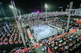 Court view, panorama of the court, 2014 World Tour Beijing, 3x3game, 3rd of August day 2.