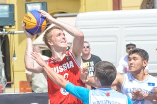 Kazakhstan v Russia, 2015 FIBA 3x3 U18 World Championships - Men, Pool, 6 June 2015
