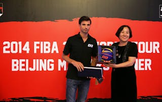 Opening gala dinner, Ignacio Soriano, FIBA 3x3 World Tour Beijing 2014, 2-3 August.