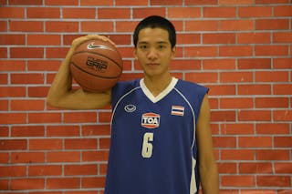 Nattipong Srikote. Team Thailand. 2013 FIBA U18 World Championships.