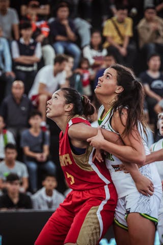 23 Janet Main (COK) - 9 Terai Sadler (COK) - 5 Feng Yingying (CHN) - 6 Meng Jie 梦洁 Li (CHN) - Cook Islands v China, 2016 FIBA 3x3 World Championships - Women, Pool, 12 October 2016