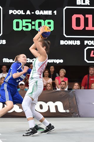 Hungary v Belarus, 2016 FIBA 3x3 U18 European Championships - Women, Pool, 9 September 2016