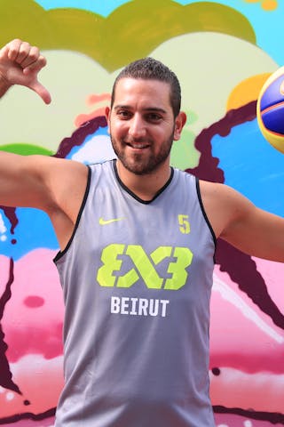 #5 Serhan Tanious, Team Beirut, FIBA 3x3 World Tour Beijing 2014, 2-3 August.
