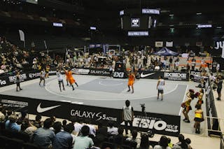 Court view, FIBA 3x3 World Tour Final Tokyo 2014, 11-12 October.