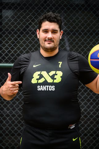 #7 Rojas Guilherme, Team Santos, FIBA 3x3 World Tour Rio de Janeiro 2014, 27-28 September.
