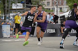 FIBA 3x3, World Tour 2021, Mtl, Can, Esplanade Place des Arts. QF 2- Antwerp vs. Lausanne