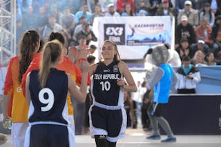 10 Sára Krumpholcová (CZE) - Spain v Czech Republic, 2016 FIBA 3x3 U18 World Championships - Women, 3rd place, 5 June 2016