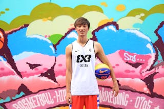 #4 Yang Qu, Team Xi'an, FIBA 3x3 World Tour Beijing 2014, 2-3 August.