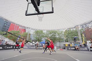 FIBA 3x3, World Tour 2021, Mtl, Can, Esplanade Place des Arts. QF 1- Riga vs. Amsterdam