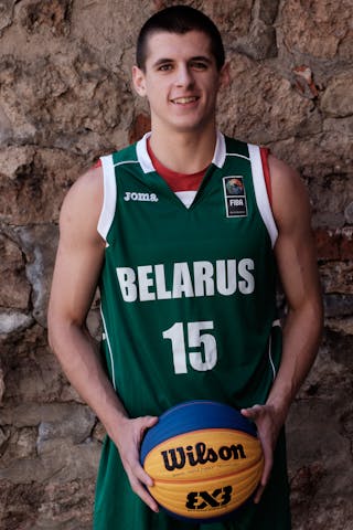 15 Uladzislau Mikulski (BLR) - Belarus v Macedonia, 2016 FIBA 3x3 U18 European Championships Qualifiers Latvia - Men, Pool, 16 July 2016
