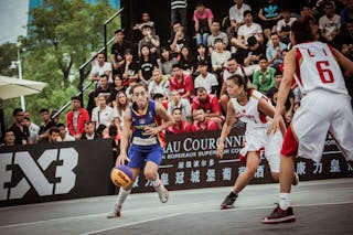 6 Meng Jie 梦洁 Li (CHN) - China v Romania, 2016 FIBA 3x3 World Championships - Women, Pool, 12 October 2016