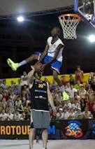 Justin &#39;Jus Fly&#39; Darlington will feature his extra-terrestrial 1.27m vertical at the 3x3WT Rio Masters. Photo: Oleksiy Naumov / FIBA Europe