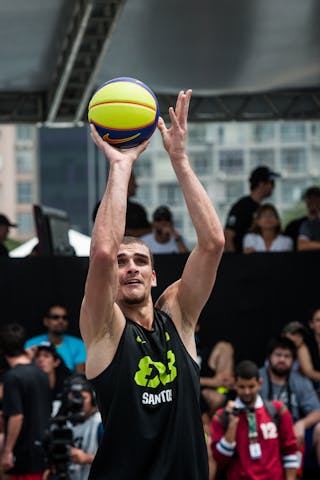 #6 Jordan Burger, Team Santos, FIBA 3x3 World Tour Rio de Janeiro 2014, Day 2, 28. September.