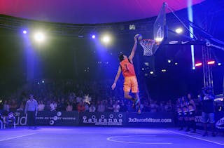 Dunk contest, FIBA 3x3 World Tour Lausanne 2014, Day 1, 29. August.