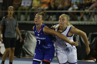 7 Anna Paťorková (CZE) - Fiba U18 Europe Cup Qualifier Bari Game 16: Slovakia vs Czech Republic 13-16