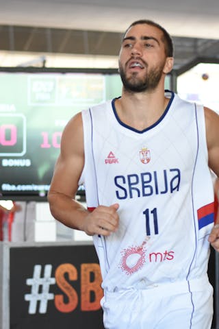 11 Dusan Domovic Bulut (SRB) - Serbia v Netherlands, 2016 FIBA 3x3 European Championships Qualifier Netherlands - Men, Final, 2 July 2016