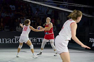 11 Vega Gimeno (ESP) - FIBA 3x3, World Tour 2021, Mtl, Can, Esplanade de la Place des Arts. Women final Spain vs Austria