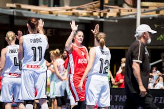4 Julia KöPpl (SLO) - 12 UršA žIbert (SLO) - Slovenia v Austria, 2016 FIBA 3x3 European Championships Qualifiers Andorra - Women, Last 8, 26 June 2016
