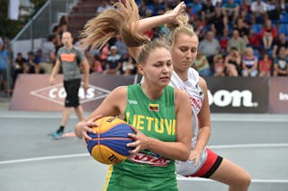 4 Gailė Kudžmaitytė (LTU) - Czech Republic v Lithuania, 2016 FIBA 3x3 U18 European Championships - Women, Pool, 10 September 2016
