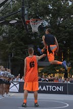 Dunk contest at the 3x3 World Tour Masters in Prague, 24-25 August 2013