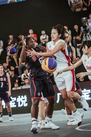 Japan v USA, 2016 FIBA 3x3 World Championships - Women, Pool, 11 October 2016