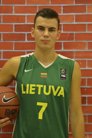 Jonas Leksas. Team Lithuania. 2013 FIBA 3x3 U18 World Championships.