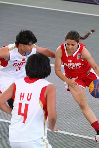 China v Tunisia, 2016 FIBA 3x3 U18 World Championships - Women, Pool, 2 June 2016
