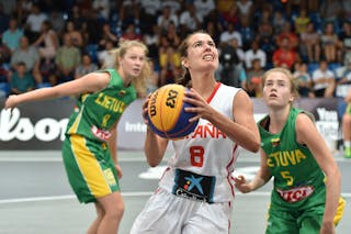 8 Maria Barneda (ESP) - Spain v Lithuania, 2016 FIBA 3x3 U18 European Championships - Women, Pool, 10 September 2016