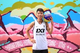 #3 Rui Gu, Team Beijing BSU, FIBA 3x3 World Tour Beijing 2014, 2-3 August.