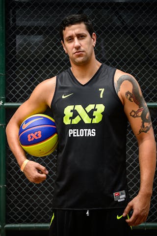#7 Pinho Sant'Ana Junior Rober de Jesus, Team Pelotas, FIBA 3x3 World Tour Rio de Janeiro 2014, 27-28 September.