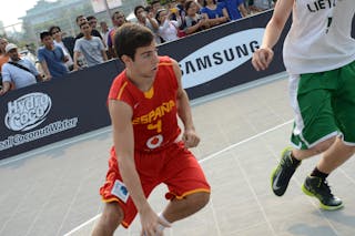 #4 Ignasi Moix. Team Spain.  2013 FIBA 3x3 U18 World Championships. 3x3 Game.