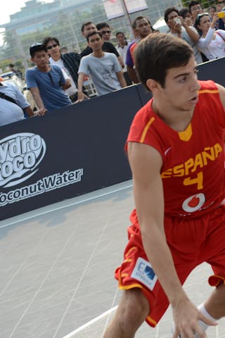 #4 Ignasi Moix. Team Spain.  2013 FIBA 3x3 U18 World Championships. 3x3 Game.