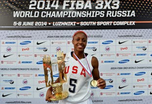 Tiffany Mitchell. Team USA. Team Belgium. 2014 FIBA 3x3 World Championships-women