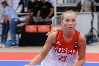 25 Maria Kaitukova (ITA) - Italy v Russia, 2016 FIBA 3x3 European Championships Qualifier France - Women, Final, 2 July 2016