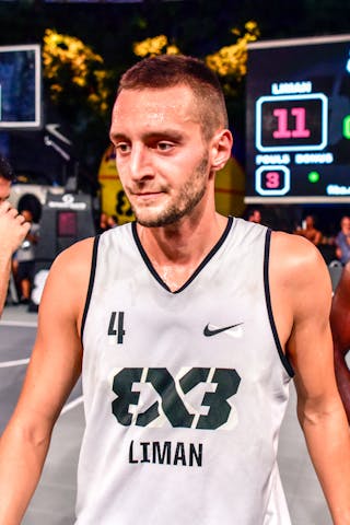 5 Aleksandar Ratkov (SRB) - 4 Marko Brankovic (SRB) - 5 Dominique Gentil (FRA) - Liman v Paris, 2016 WT Lausanne, Semi final, 27 August 2016