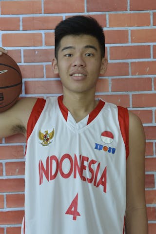 Rivaldo Pangesthio. Team Indonesia. 2013 FIBA 3x3 U18 World Championships.