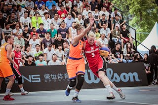 5 Kateřina Novotná (CZE) - 5 Jacobine Klerx (NED) - Netherlands v Czech Republic, 2016 FIBA 3x3 World Championships - Women, Last 8, 15 October 2016