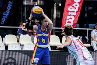6 Sonia Ursu (HUN) - Hungary v Romania, 2016 FIBA 3x3 European Championships Qualifiers Andorra - Women, Pool, 25 June 2016