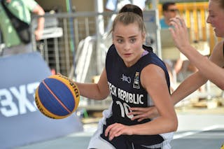 10 Sára Krumpholcová (CZE) - Belgium v Czech Republic, 2016 FIBA 3x3 U18 European Championships - Women, Last 8, 11 September 2016